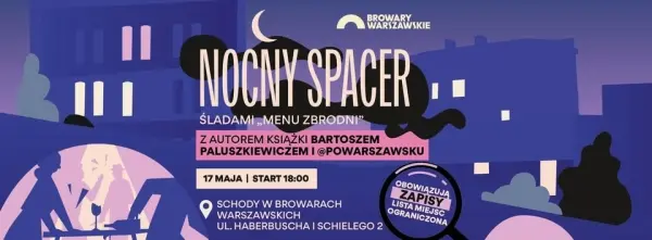 Nocny spacer śladami "Menu zbrodni"
