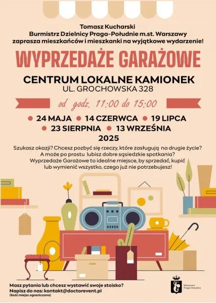 Wyprzedaże Garażowe w Centrum Lokalnym Kamionek