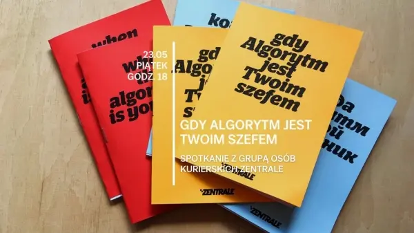 „Gdy algorytm jest twoim szefem” | Spotkanie z grupą osób kurierskich Zentrale
