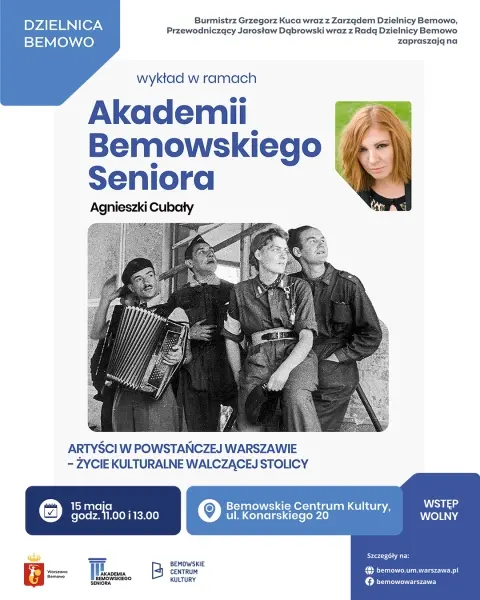 Akademia Bemowskiego Seniora | Artyści w powstańczej Warszawie [godz. 11:00 i 13:00]