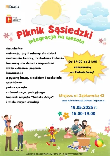 Piknik Sąsiedzki na Ząbkowskiej