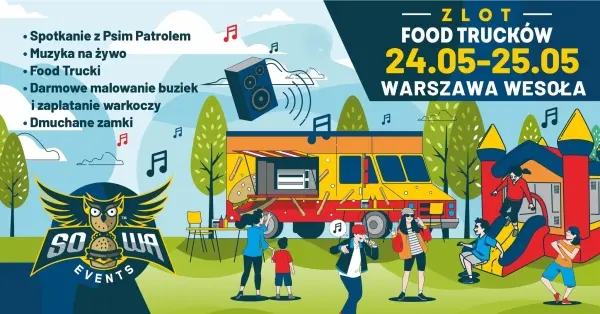 Przystanek Street Food | Zlot Food Trucków w Wesołej