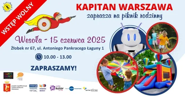 Rodzinny piknik w Wesołej z Kapitanem Warszawa