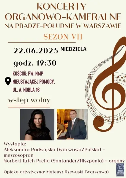 Koncerty Organowo-Kameralne na Pradze-Południe w Warszawie. Sezon VII