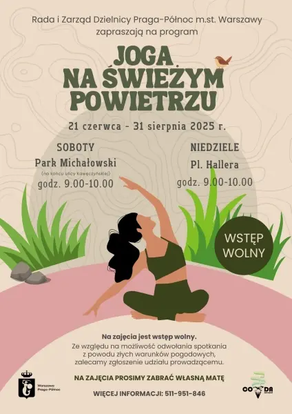 Joga na świeżym powietrzu