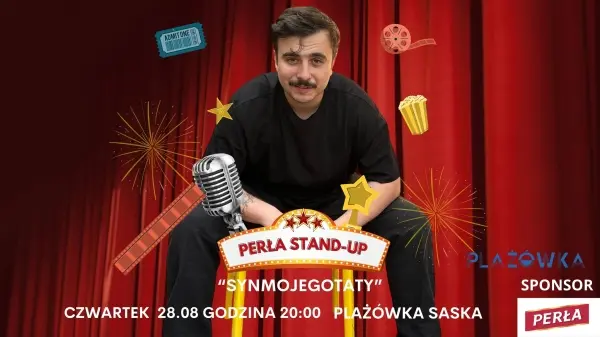 Perła Stand-up na plaży Saska! synmojegotaty
