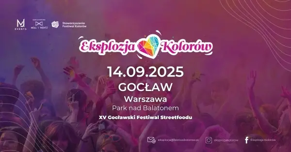 Eksplozja Kolorów na warszawskim Gocławiu