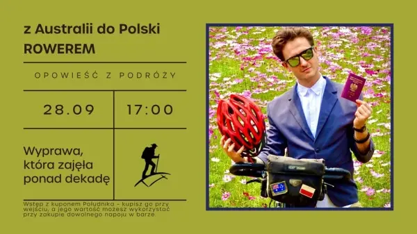 Z Australii do Polski ROWEREM