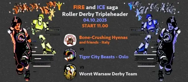 FIRE and ICE saga Roller Derby