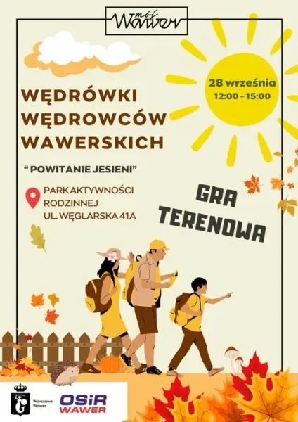 Wędrówki Wędrowców Wawerskich - powitanie jesieni