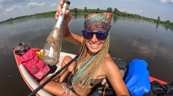 Slajdowisko „Spływ Wisłą kajakiem”. Adrianna Jarczyk