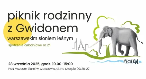 Piknik rodzinny z Gwidonem, czyli warszawskim słoniem leśnym