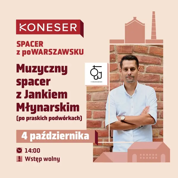 Muzyczny spacer z Jankiem Młynarskim | Spacer z PoWarszawsku
