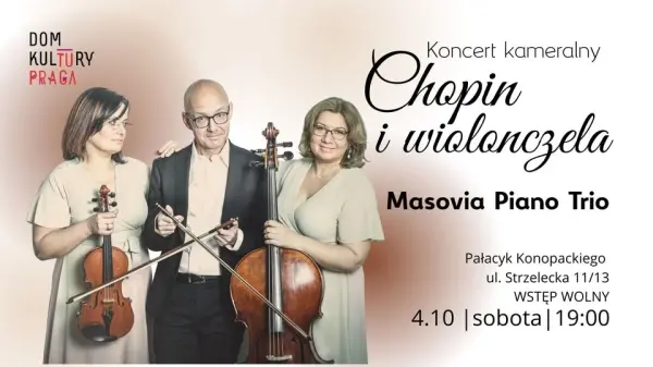 "Chopin i wiolonczela" - koncert kameralny w Pałacyku Konopackiego