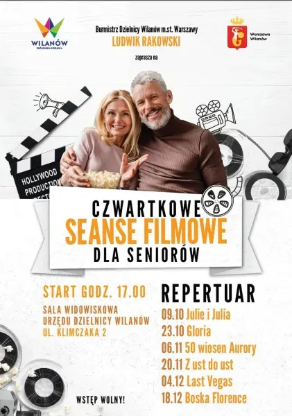 Czwartkowe kino dla seniorów
