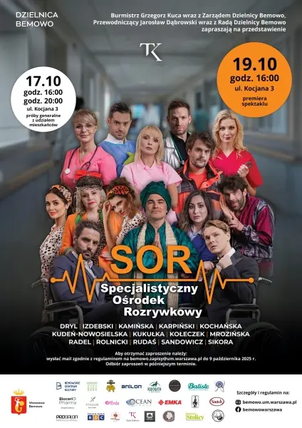 Próby generalne z mieszkańcami do spektaklu "SOR" [godz. 16:00 i 20:00]