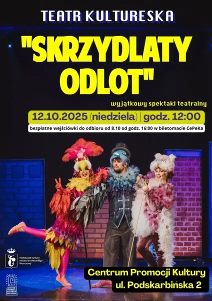 Spektakl ekologiczny „Skrzydlaty odlot” Teatru Kultureska