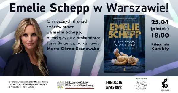 Spotkanie z Emelie Schepp , autorką cyklu o prokuratorce Janie Berzelius