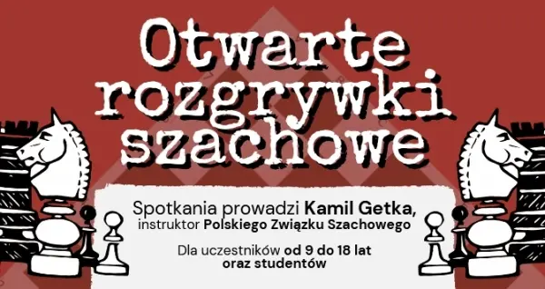 Otwarte rozgrywki szachowe z instruktorem Polskiego Związku Szachowego