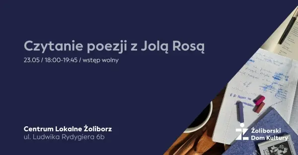 Czytanie poezji z Jolą Rosą