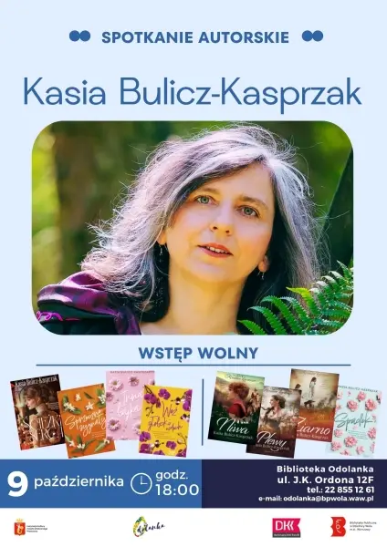 Spotkanie autorskie z Kasią Bulicz-Kasprzak