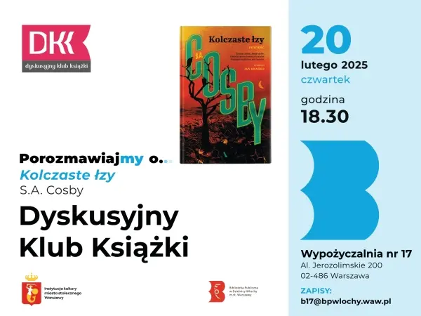 Dyskusyjny Klub Książki - "Kolczaste łzy" S.A. Cosby (debata oxfordzka)