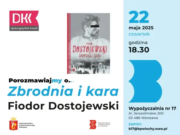 Dyskusyjny Klub Książki - "Zbrodnia i kara" Fiodor Dostojewski