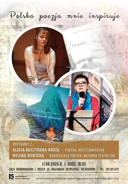 Polska Poezja Mnie Inspiruje – spotkanie z twórczością Alicji Kuczyńskiej-Kraty i Mileny Nowickiej