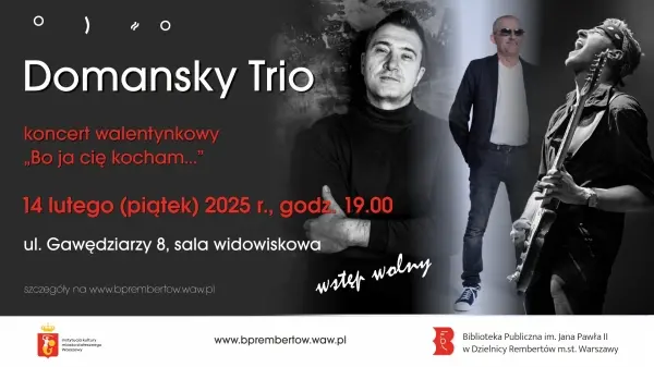 Walentynki z zespołem Domansky Trio