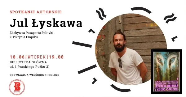 Spotkanie autorskie z Julem Łyskawą w Bibliotece w Wesołej