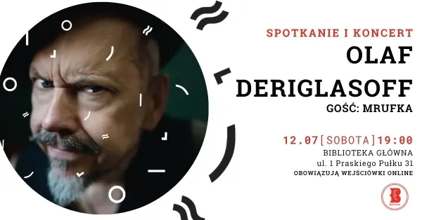 Olaf Deriglasoff - spotkanie i koncert w bibliotece w Wesołej | gość: Mrufka
