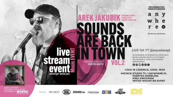 Koncert/ Sounds Are Back In Town/ Arek Jakubik