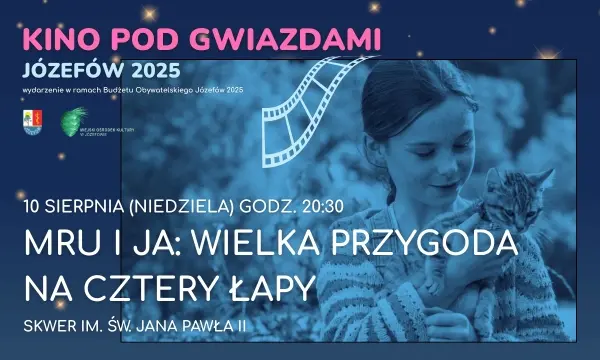 „MRU I JA: WIELKA PRZYGODA NA CZTERY ŁAPY” | KINO POD GWIAZDAMI