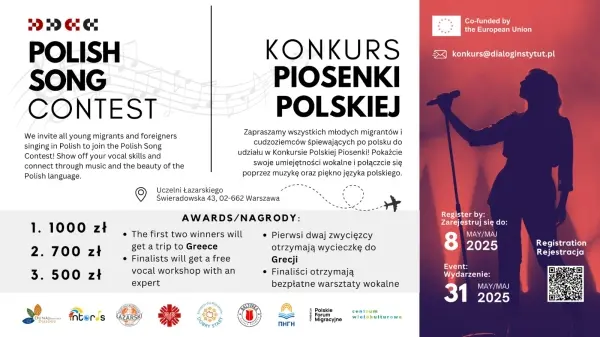 ZAPISY na Konkurs Piosenki Polskiej dla Obcokrajowców